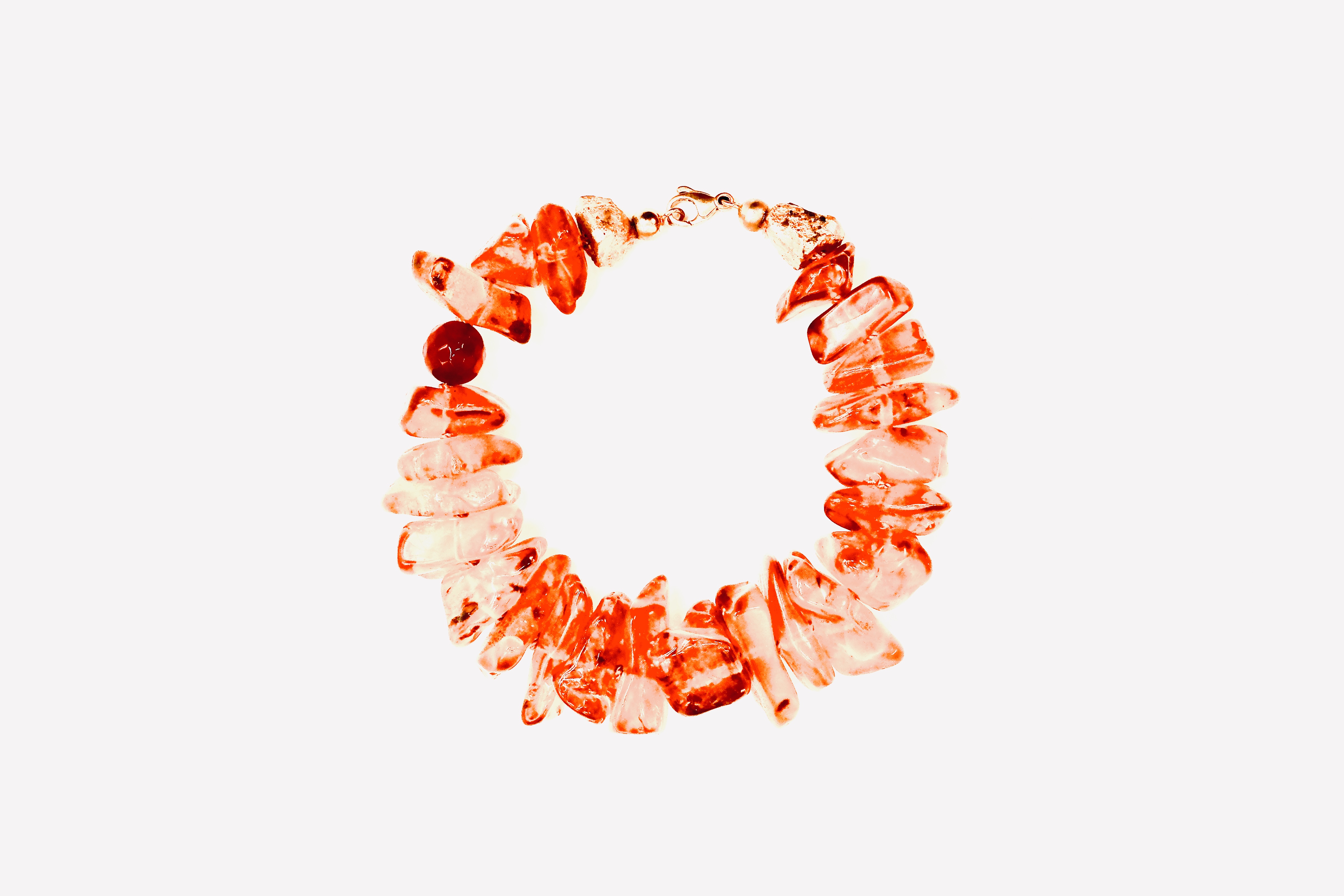 Bracelet-Ambre-grenat-et-925-dore